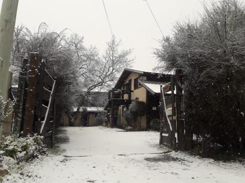 Cabañas Los Nonos en invierno