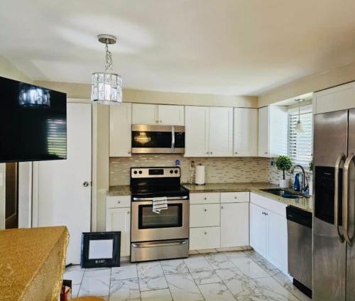 Köök või kööginurk majutusasutuses Welcome and dreamthome