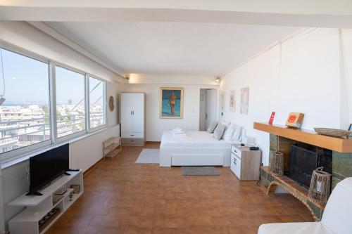 Glyfada Residence Top Floor With Sea & Tower View