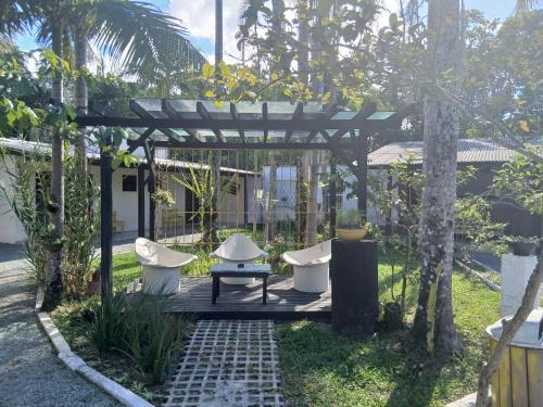 Zahrada ubytování Pousada Costeira Barra do Sul