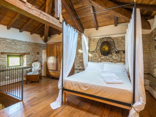 Katil atau katil-katil dalam bilik di Borgo Cadonega