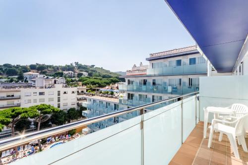 Een balkon of terras bij Hotel Mar Blau