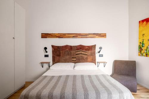 Postel nebo postele na pokoji v ubytování Azizò, la Verde