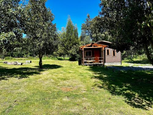 En have udenfor Cabaña La magia del Sur