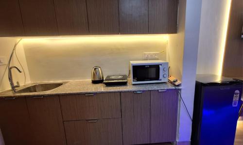 Køkken eller tekøkken på Urban Nest Studio