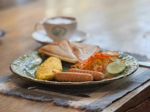 Jídlo v penzionu nebo okolí