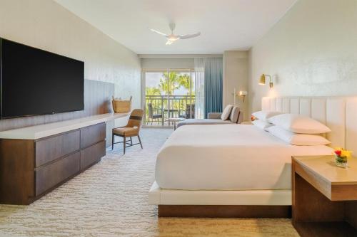 Ένα ή περισσότερα κρεβάτια σε δωμάτιο στο Hyatt Regency Aruba Resort & Casino