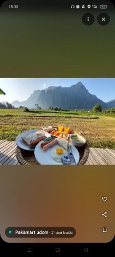 Příroda nedaleko venkovského domu