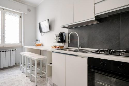Kuchyň nebo kuchyňský kout v ubytování Annarè Home