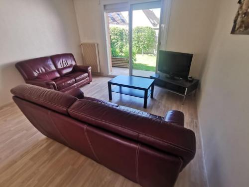 Et opholdsområde på Villa Les Pélicans