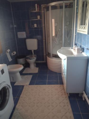 Bilik mandi di Casa Bogdi &Cata