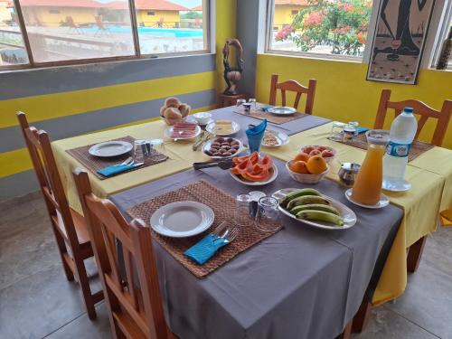 Jídlo v prázdninového areálu nebo okolí