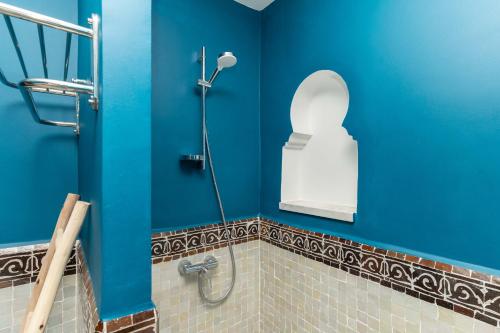 Koupelna v ubytování Riad azzouina