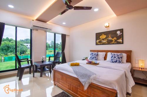 Postel nebo postele na pokoji v ubytování Hill Resort