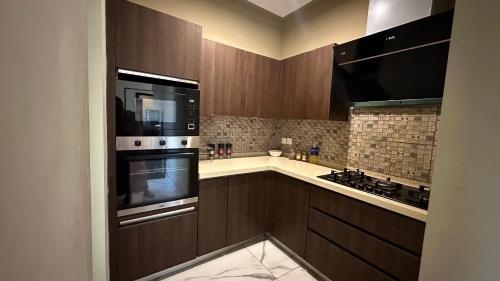 Køkken eller tekøkken på RiverLoft penthouse