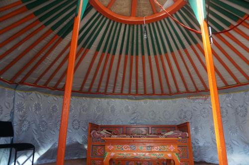 Letto o letti in una camera di My Mongolia Eco Ger Camp