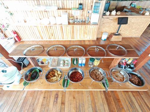 Mad på bed and breakfast-stedet eller i nærheden