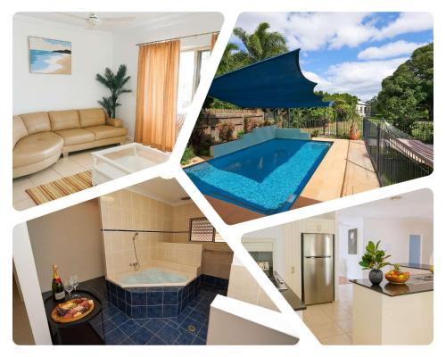 Χώρος καθιστικού στο Grand Riverside Retreat in Annandale & Space for All