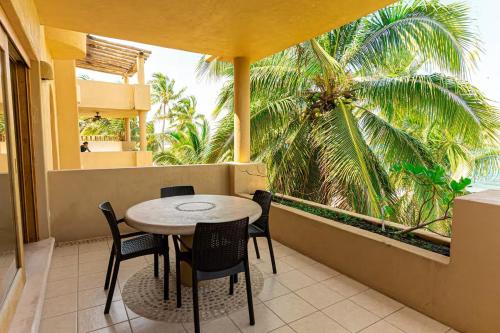 Balkón nebo terasa v ubytování Beachfront apartment playa blanca