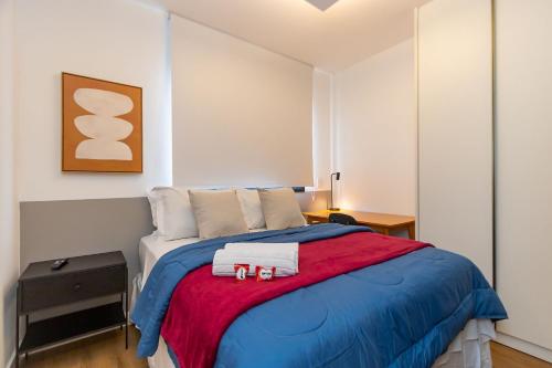 Postel nebo postele na pokoji v ubytování Apartamento de 2 Quartos com Garagem - IBI2309
