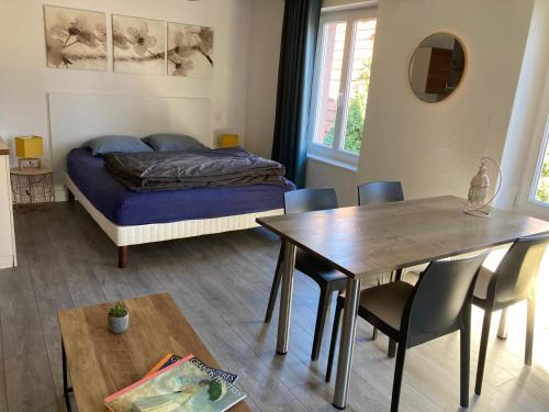Posezení v ubytování Appartement tout confort, avec terrasse