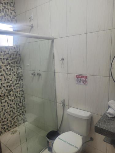 Koupelna v ubytování Casa Verde