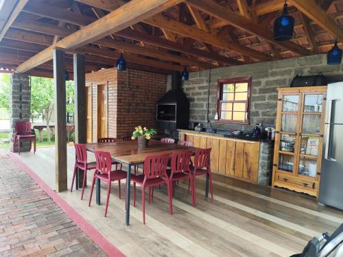 Køkken eller tekøkken på Modulo do Plátanos