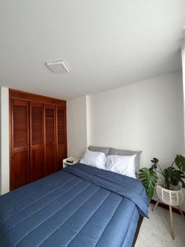 Postel nebo postele na pokoji v ubytování Hermosa habitación con excelente ubicación