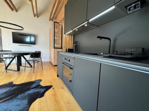 Køkken eller tekøkken på Apartment Kranjska Gora Diamond