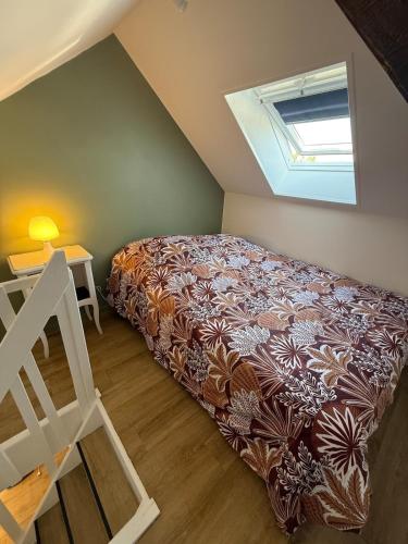 Postel nebo postele na pokoji v ubytování Le petit cocon