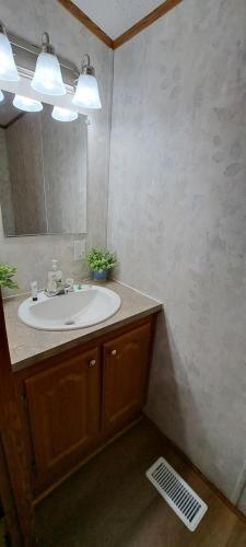 Ένα μπάνιο στο Kat's Get Away Cabin