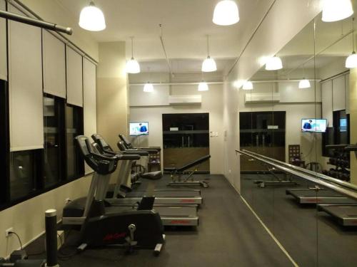 Fitness centrum a/nebo fitness zařízení v ubytování Lylo Pod at Vinia residences