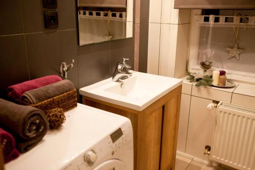 Kúpeľňa v ubytovaní Apartament Bukowe Wzgórze