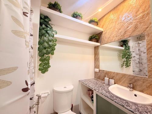Koupelna v ubytování Studio Suite Tagaytay by SMDC
