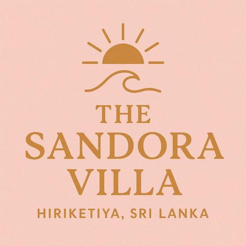 ディックウェラにあるThe Sandora Villaの太陽と海が描かれたサンタクララヴィラのポスター