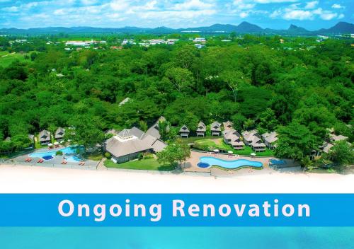 an aerial view of a resort with a resort at Sunset Park Resort and Spa By SWR in Na Jomtien