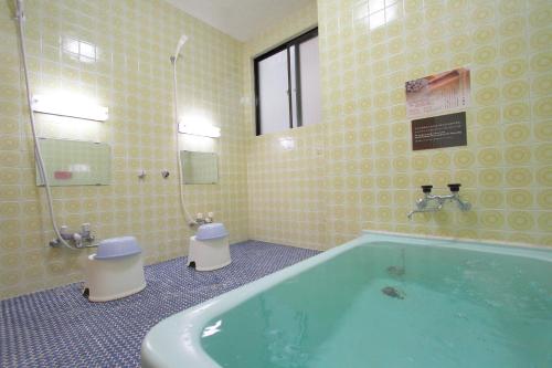 Koupelna v ubytování Guesthouse E-ne