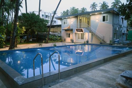 Bazén v ubytování Aqua Nova Resort nebo v jeho okolí