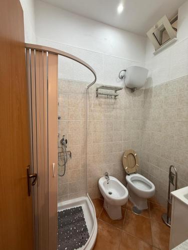 Koupelna v ubytování Al VICO TREDICI