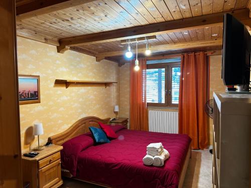 Postel nebo postele na pokoji v ubytování Casa Fania