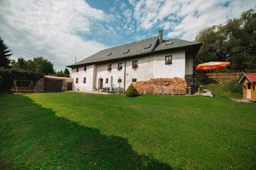 cottage in the middle of nature