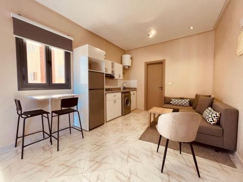Η κουζίνα ή μικρή κουζίνα στο Relax Family ApartHotel
