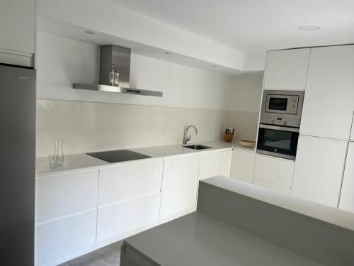 Dapur atau dapur kecil di Casa Flamenco