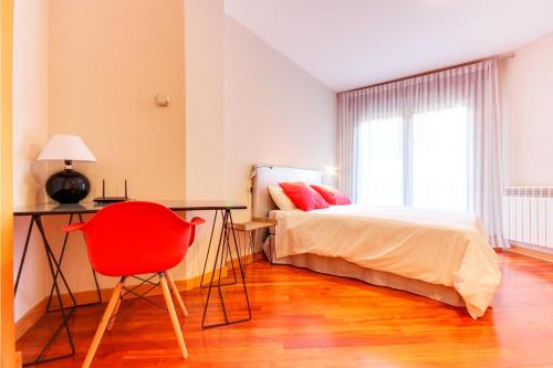 Llit o llits en una habitació de VUT San Nicolás