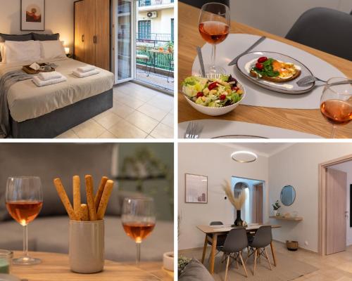Central Chic Thessaloniki apartment with Balcony