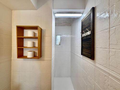 Phòng tắm tại Casa Colibrí con piscina privada