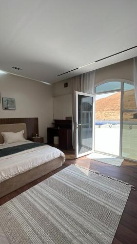 Vuode tai vuoteita majoituspaikassa Sunset77