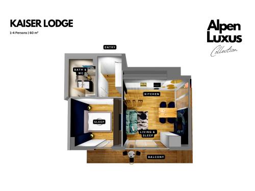 Κάτοψη του KAISER LODGE - AlpenLuxus Collection