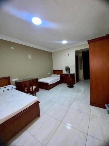 Llit o llits en una habitació de Ok apartment