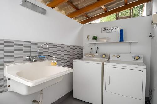 Koupelna v ubytování Casa Real Jardines de Surco